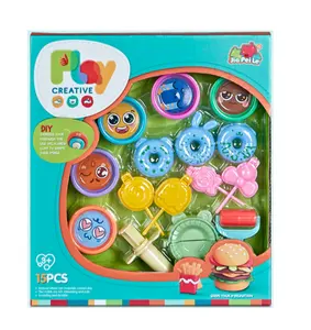 Customized High Quality Promotional Colorful Eco Non Toxic Kids Modelling Play Dough Clay Set Polymer Clay For Kids