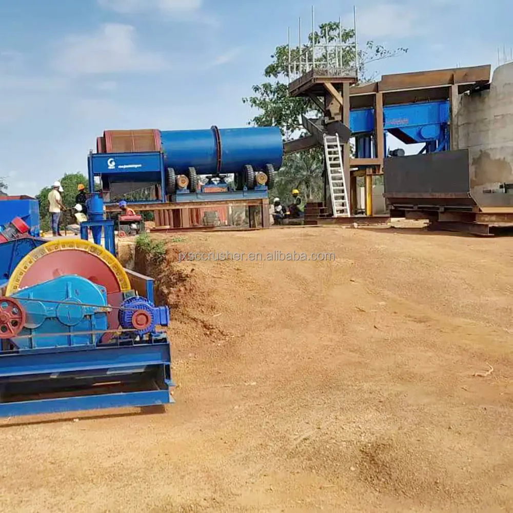100tph Nigeria Ligne de processus minier Cassiterite Concentration de minerai d'étain Équipement d'usine à vendre