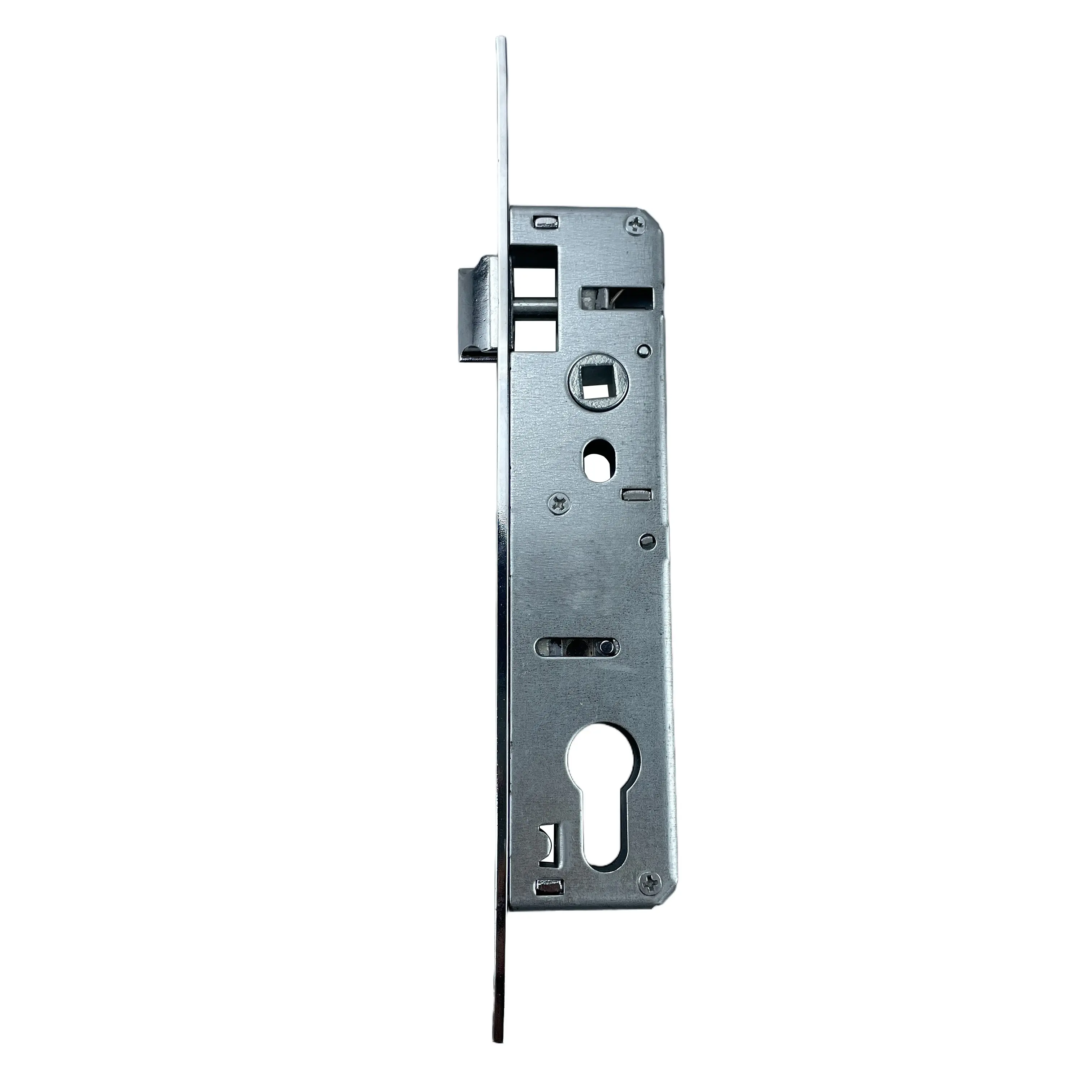 Durable 25mm Backset Narrow Stainless Steel 430 201 Door Lock Body Cylinder For UPVC Doors