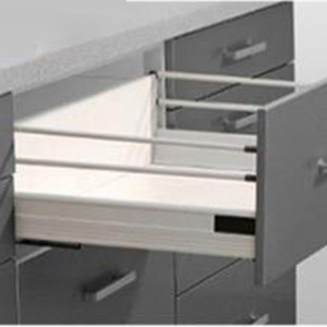 Nhiệm vụ nặng nề hộp mỏng ngăn kéo trượt mềm đóng hộp kim loại ngăn kéo trượt đường sắt cho tủ bếp - Product Image 6