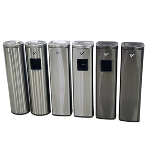 Poubelle de fumer en métal au sol de haute qualité <span class=keywords><strong>pour</strong></span> une utilisation en extérieur Cendrier du hall de l'hôtel Poubelle - Product Image 3
