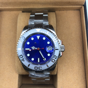 Blue Dial Men's Sports Automatic <b>Mechanical</b> <b>Watch</b> with Sapphire Stainless Steel Waterproof Wristwatch NH35 Movement - Product Image 5