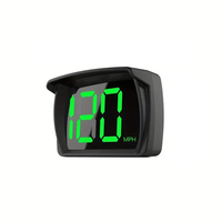 Speedometer Digital GPS Mobil Universal HUD OLED Layar 4.3 Inci Pengukur Kecepatan Mengemudi