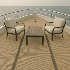 Installation luxueuse de revêtements de sol pour bateaux en vinyle Tapis personnalisé Tapis en feutre pour bateaux Plancher pour bateaux - Product Image 1