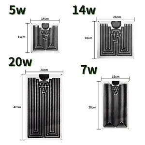 5W/7W/14W/20W/40W Grafeno Reptiles Estera de calefacción Almohadilla de calefacción para mascotas con controlador de temperatura - Product Image 4
