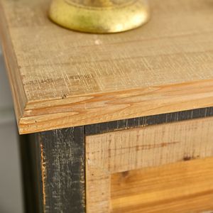 Wholesale Home Living Room Use Farmhouse Rustic Accent Solid Wood Storage Cabinet Vintage Wooden <b>Sideboard</b> 4 Drawers 1 Door <b>ART</b> - Product Image 5