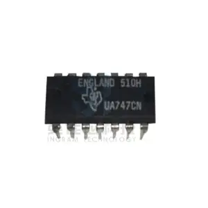 UA747CN UA747 LM747CN LM747CN chip amplifier operasional DIP14 merek baru asli sirkuit terintegrasi UA747 LM747 LM747CN UA747CN
