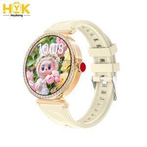 Reloj Inteligente <span class=keywords><strong>GT3</strong></span> Mini para Mujer, Personalizable de Fábrica, Pantalla Táctil IPS, Resistente al Agua, Monitor de Actividad, Recordatorio de Videollamadas, Toma de Fotos - Product Image 1