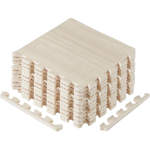 EVA <span class=keywords><strong>Puzzle</strong></span>-Bodenfliesen mit Schaumstoffrand, Möbelrandpolsterung für Wohnbereich, Langlebig und Wasserdicht - Product Image 1