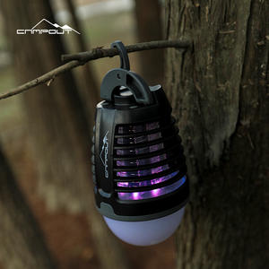 Lampe anti-moustiques électrique Campout, LED noire, portable, pour le camping en plein air, répulsif anti-moustiques avec batterie 500 mAh - Product Image 3