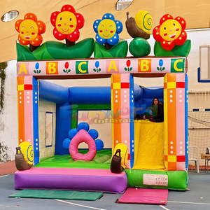 Castillo inflable Chateau Gonflable Douces, parque de diversiones inflable con forma de helado, castillo hinchable con tobogán, combo comercial para niños. - Product Image 5