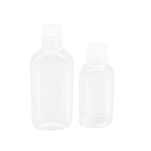 Pet <b>Plastic</b> Bottle <b>Square</b> Flip Top Cap 50ml 100ml Cosmetic Packaging Handwashing Fluid <b>Container</b> - Product Image 5