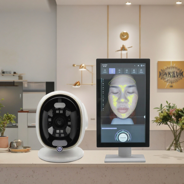 8 in 1 Portable Wifi Smart AI Magic Mirror Face Scanner 3D Facial Skin Analyzer Machine Digital Skin Analysis Tester with Screen