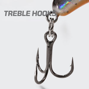 Señuelo de Pesca Artificial de 40 mm y 6 g, Acción Flotante, Crankbait Pintado, Material ABS, para Trucha y Lubina - Product Image 4