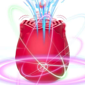 Fabricante de Vibradores en Forma de Rosa a Prueba de Agua al por Mayor, Vibrador de Succión de Clítoris y Pezones en Forma de Rosa, Juguetes Sexuales para Mujer a Precio Económico - Product Image 5
