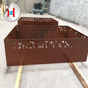Q345NH plaque d'acier Corten altérée pour la décoration de paysage lettrage creux AISI Standard coupe flexion services de soudage - Product Image 2