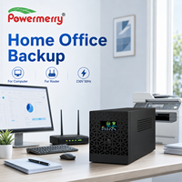Système d'alimentation de secours hors ligne 1500VA 900W 230V 50Hz AVR avec deux batteries 12V 9Ah pour la maison, le bureau, l'ordinateur et le routeur en UE
