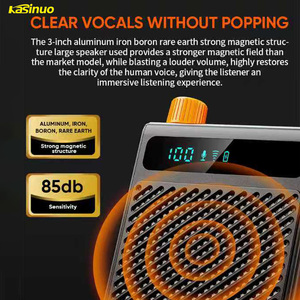Altavoz Bluetooth Kasinuo <span class=keywords><strong>de</strong></span> 10W al por Mayor, Amplificador Inalámbrico <span class=keywords><strong>de</strong></span> 2.4G con Clip <span class=keywords><strong>para</strong></span> Cuello, 2600mAh, Reducción <span class=keywords><strong>de</strong></span> Ruido DSP, Anti-Feedback, <span class=keywords><strong>para</strong></span> Uso en el Aula - Product Image 5