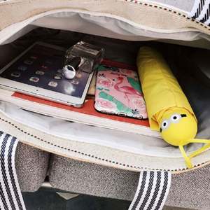 Bolsa de Compras Reutilizable con Diseño de Búho, Bolsa de Mano de Lona de Algodón para Mujer - Product Image 6