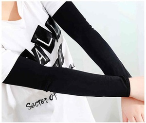 1 Paar Arm stulpen Wärmer Sicherheits hülse Sonnen-UV-Schutz hülsen Lange Arm abdeckung Kühl wärmer zum Laufen Golf Radfahren Sommer - Product Image 3