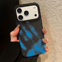 Coque de téléphone en silicone liquide thermosensible à changement de couleur pour iPhone 17 Pro Max 16 Pro 15 – Coque thermochromique