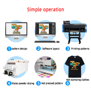 T-shirt digitale A3 stampante DTF con 30cm I3200 testa nuova condizione 1 anno di garanzia <span class=keywords><strong>modello</strong></span> <span class=keywords><strong>A1</strong></span> - Product Image 5