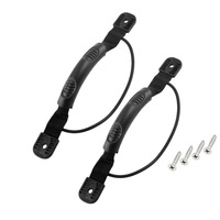 Poignée de transport pour kayak en sangle souple en caoutchouc PVC de 2,5 cm de large et 28 cm de long, antidérapante, pour bateau gonflable, radeau, étui à outils, sac
