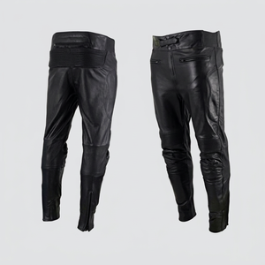 Pantalons en cuir pour hommes de nouveau style à vendre Pantalons en cuir pour hommes de la meilleure qualité à bas prix Vente en gros Pantalons en cuir noir pour hommes - Product Image 1