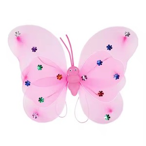 In Stock LED luce di Tulle farfalla con disegno da bambina Tutu gonna abito 4 pezzi di Halloween natale per bambini vestiti da <span class=keywords><strong>principessa</strong></span> - Product Image 3