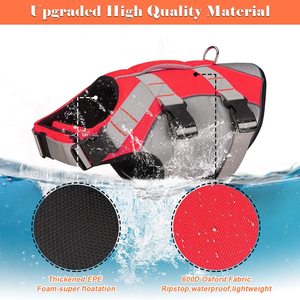 Gilet <span class=keywords><strong>de</strong></span> <span class=keywords><strong>sauvetage</strong></span> anti-intrusion <span class=keywords><strong>pour</strong></span> chiens, <span class=keywords><strong>veste</strong></span> <span class=keywords><strong>de</strong></span> survie anti-intrusion, ajustable, Durable et à haute élasticité, avec poignée <span class=keywords><strong>de</strong></span> secours - Product Image 5