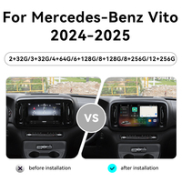 ZWNAV Autoradio à écran tactile intégré de 13.3 pouces pour Mercedes-Benz Vito 2024-2025 Android Octa Core Autoradio DVD GPS Navigation