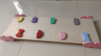 Structure d'escalade pliable en bois de couleur arc-en-ciel pour bébés et enfants, personnalisée et professionnelle, pour l'intérieur et l'extérieur, fabriquée en Chine