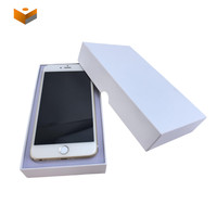 Boîte d'emballage personnalisée vide pour téléphone portable OEM, boîte en carton pour smartphone avec compartiment pour accessoires