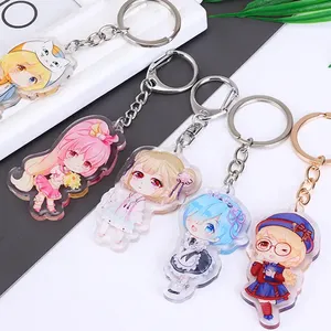 Tùy Chỉnh PVC Anime Cá Nhân Anime Acrylic Keychain Charms Nhựa <span class=keywords><strong>Epoxy</strong></span> Keychain Cho Quà Tặng - Product Image 4