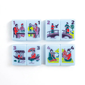 Luxury Modern Us <b>Mahjong</b> Tiles Acrylic 4-Player with Portable Design and Low Moq for Custom Orders - Product Image 6