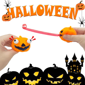 Juguete Blandito de Calabaza de Halloween de TPR en Oferta, Juguete Antiestrés con Lengua, Juguete Sensorial para Niños - Product Image 5