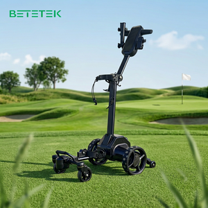 Carrito de Golf Eléctrico Plegable BETETEK de Aleación de Aluminio con Batería de Litio, Directo de Fábrica para Operaciones en Campos de Golf - Product Image 1