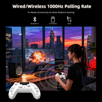 Control de Juego Inalámbrico Anbernic RGG01 para Android e iOS con Vibración, Pantalla IPS 2.5D, Giroscopio de 6 Ejes y Batería de 2100 mAh