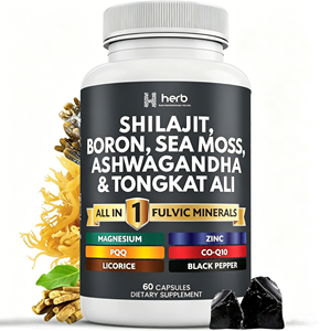 Shilajit Premium de Marca Privada OEM para Hombres - con Ashwagandha, Ginseng y Más Ácido Fúlvico para Hombres/Mujeres, Cápsulas de Shilajit - Product Image 1