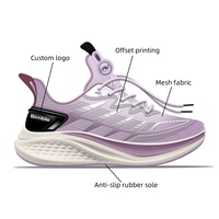 Baskets OEM pour enfants, garçons et filles Chaussures Chaussures décontractées pour enfants avec logo personnalisé antidérapant en caoutchouc à lacets