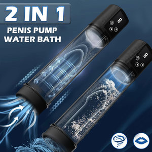 Otomatik Penis pompası erkekler büyütme Dilate eğitmen Penis vakum pompası seks oyuncakları 9 emme erkek mastürbasyon için seks oyuncakları erkekler için 18 + - Product Image 2