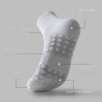 Chaussettes de course à pied rayées tricotées professionnelles en gros pour l'été, pour marathon, femmes et hommes, chaussettes de compression de sport pour la gym