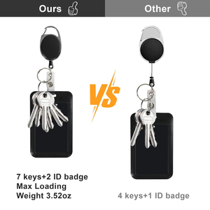 Porta Tarjetas <span class=keywords><strong>de</strong></span> Identificación Personalizable con Cubierta Deslizante <span class=keywords><strong>de</strong></span> ABS, con Hebilla Retráctil Ovalada Tipo Crucero, <span class=keywords><strong>para</strong></span> Oficina, Hombres y Mujeres - Product Image 4