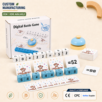 Jeu de combat numérique en bois RIZON, jouet mathématique Montessori pour l'apprentissage de l'arithmétique, pour enfants d'âge préscolaire, vente en gros, fournisseur d'usine