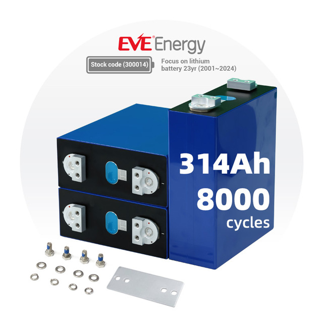 EVE MB31 314ah 3.2V Lifepo4 Battery Energy Storage System Cell Lifepo4 314ah Lifepo4 Battery for Power Storage