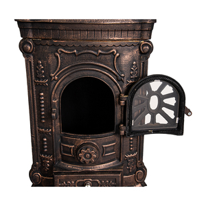 Produits phares : Poêle à bois en fonte avec dessus <span class=keywords><strong>plat</strong></span>, autoportant, chauffant - Product Image 3