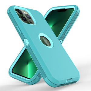 Étui de protection robuste de qualité <span class=keywords><strong>militaire</strong></span>, housse complète, protection arrière robuste pour <span class=keywords><strong>iPhone</strong></span> 14 /11 /12 <span class=keywords><strong>13</strong></span> - Product Image 4