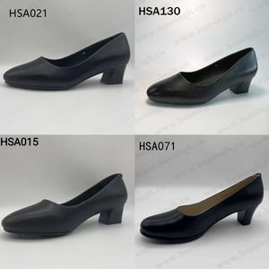 LXG, Zapatos de Oficina para <span class=keywords><strong>Mujer</strong></span> con Punta Cuadrada y Tacón Bajo, de Cuero de Grano Completo, Estilo Elegante, Modelo HSA014 - Product Image 6