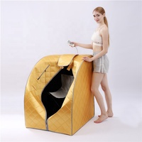 CE ROHS Approval New Low EMF Thai Burns Calories Mini Sauna Far Infrared with Foot Massage Sell on TV