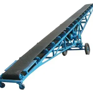 Industrial Retractable Steel Z Type Belt Conveyor Sand Plastic Modular Sidewall Belt Conveyor Truck Loading Unloading Conveyor